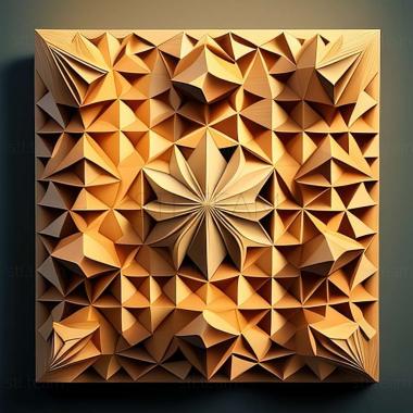 3D model geometric pattern (STL)